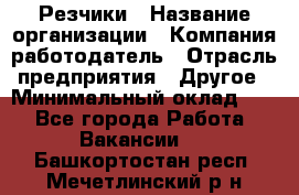 Резчики › Название организации ­ Компания-работодатель › Отрасль предприятия ­ Другое › Минимальный оклад ­ 1 - Все города Работа » Вакансии   . Башкортостан респ.,Мечетлинский р-н